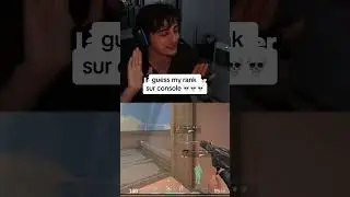 on dirait il est sur console carrément