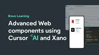 Advanced Web Components Using Cursor AI and Xano Backend For Bravo Studio Apps