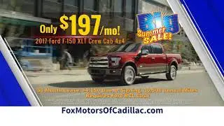 Fox Ford of Cadillac Big Summer Sale