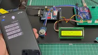 Air Quality Monitoring System | Arduino & GSM SMS Alert | DIY IoT Project