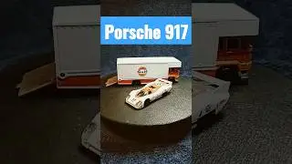 Hot Wheels Premium Gulf-Porsche 917 & Hauler #hotwheels #customhotwheels