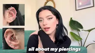 updated piercing tour  |  30 piercings