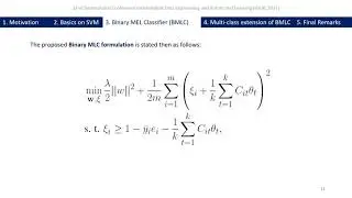 Developments on Support Vector Machines for Multiple-Expert Learning