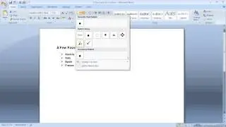 Creating Bulleted and Numbered Lists
