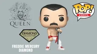 Freddie Mercury Diamond Funko Pop Vinyl Queen Glitter Special Edition