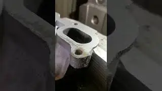 Шлифовка плоскости выпускного коллектора