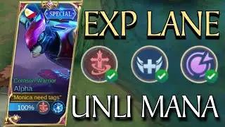 Best Build & Emblem 2023 for Exp Lane Alpha | New Emblem System | Exp Lane Alpha