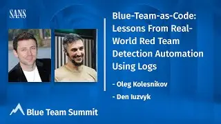 Blue-Team-as-Code: Lessons From Real-world Red Team Detection Automation Using Logs