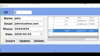 how to inset update/edit Delete sql database in vb.net\visual basic | vb.net insert update delete