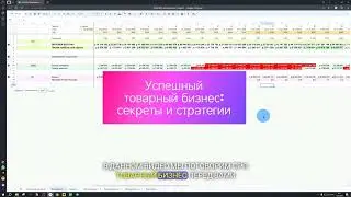 Финансовая модель: товарный бизнес, маркетплейсы секреты и стратегии.