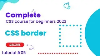 Learn CSS borders in 7 minutes. complete CSS course for beginners.