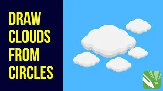 Clouds Illustration from Circles - CorelDraw Tutorial (Menggambar Ilustrasi Awan)