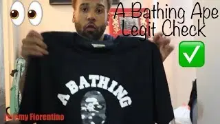 A Bathing Ape Bape T-shirt Fake or Real Check & Review