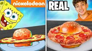 🔥Batalla de Comidas de Nickelodeon en Vida Real🔥