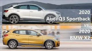2020 Audi Q3 Sportback vs 2020 BMW X2 (technical comparison)