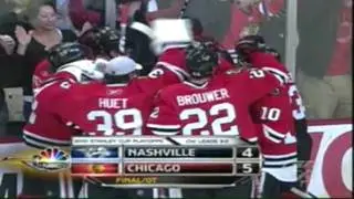 GAME 5 - OVERTIME - STANLEY CUP PLAYOFFS 2010 - Nashville Predators VS Chicago Blackhawks