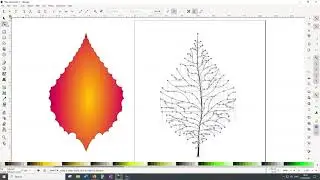 Inkscape Vector Art Leaf Timelapse