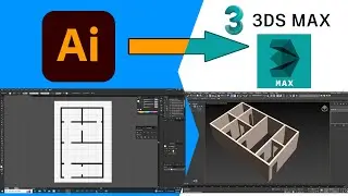 How to import AI (Illustrator) file into 3DS Max 2022 | Tutorials | Tamil editor