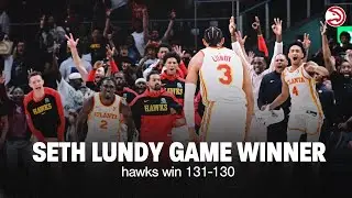 Seth Lundy Game Winner 🚨 Hawks beat Pacers 131-130