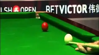 Ronnie O'Sullivan left handed deep screw shot