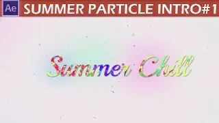 After Effects Particle Simple Text Intro Tutorial Part 1