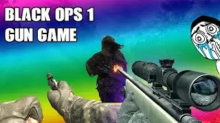 Quickscoping noobs BO1 gun game