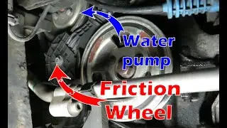 Friction wheel inspection on a 2009 Mini Cooper