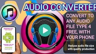 Complete audio converter and audio size resizer/reducer