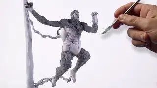 Sculpting WHITE BEAST TITAN | Attack On Titan [ Shingeki No Kyojin ] The Final Season Part 3
