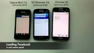 UC Browser Loads Facebook Faster!