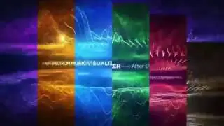 Free Audio Spectrum Music Visualizer Intro  After Effects | Download