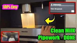 Miele Coffee Machine: How to Clean Milk Pipework