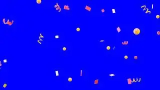 confetty poppers green screen