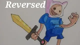 Drawing Pibby Finn in Reverse | Friday Night Funkin