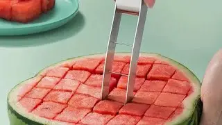 Stainless Steel Cube Cutter Watermelon