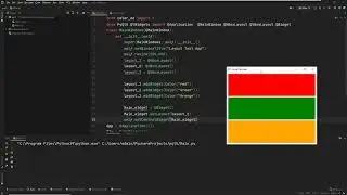 QHBoxLayout, QVBoxLayout and Nested Layout | PyQt Tutorials