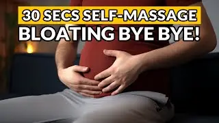 EASE STOMACH PAIN WITH THIS SIMPLE SELF MASSAGE‼️
