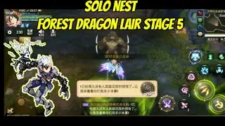Solo Run RAVEN Forest Dragon Nest Stage 5 Mode Hard - Dragon Nest Mobile