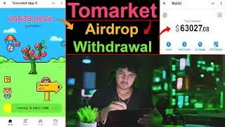 Tomarket Airdrop Withdrawal ✅| Tomarket WalletConnect Bitget | Tomato Airdrop | Tomarket Combo Today