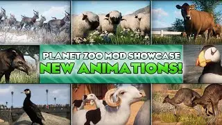 ⭐ NEW ANIMATIONS are HERE! | Planet Zoo Mod Showcase