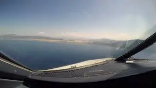 Landing on rwy 01 at Dalaman, Turkey