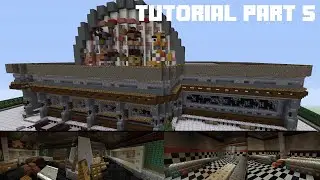 Minecraft Tutorial: How To Build Fazbear Fright (FNAF 3) - Part 5