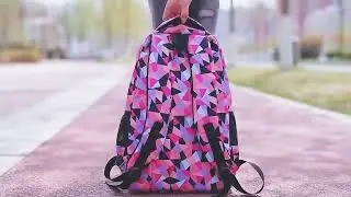 Mochila Casual Diamond Bag Escolar Feminina Loja Flash
