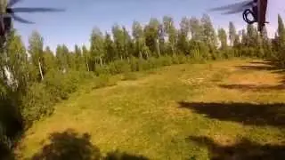 Mikrokopter flight (propeller snaps at end of flight)