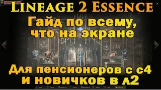 Если ты с с4 или интерлюда, или новичок в Lineage 2 Essence - гайд по интерфейсу и фишки для тебя!