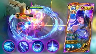 WATER LILY KAGURA ONE HIT BUILD WITH COMBO 2-3-1-2-3 !