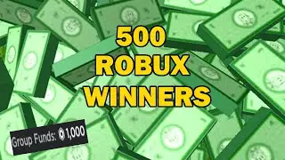 500 ROBUX WINNERS!!