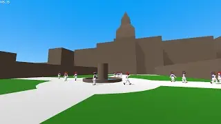 Spe and Nature walk around virtual Tracen Academy for just under 6.5 minutes