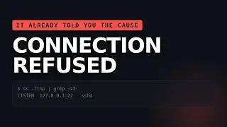 SSH Connection refused on port 22 - what it actually means