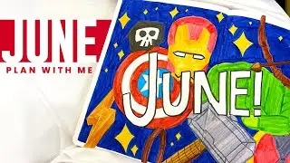 June Plan With Me | MARVEL Bullet Journal #MultiverseOfMadness
